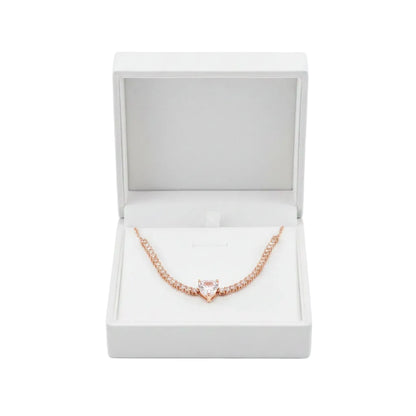 Collar Luna Moissanita | Plata 925