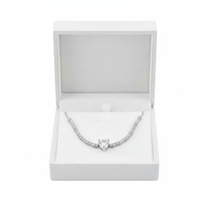 Collar Luna Moissanita | Plata 925