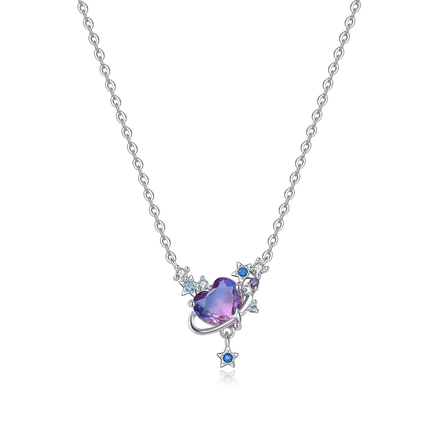Collar Flor Circonita | Plata 925