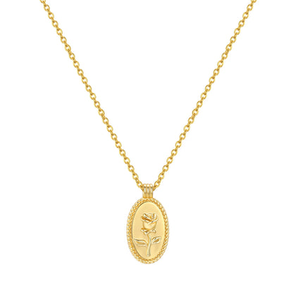 Collar Flor Circonita | Plata 925