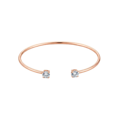 Pulsera Twin Aura Moissanita | Lujo