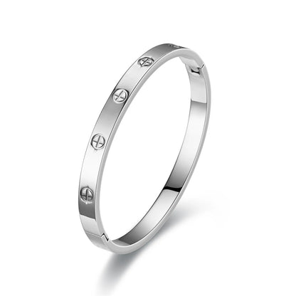 Pulsera Rígida Elegante | Acero Inoxidable