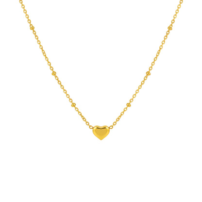 Collar Corazón Acero | Minimalista