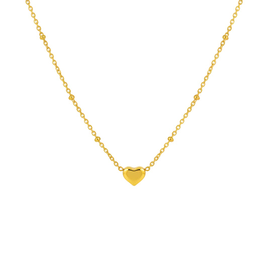 Collar Corazón Acero | Minimalista