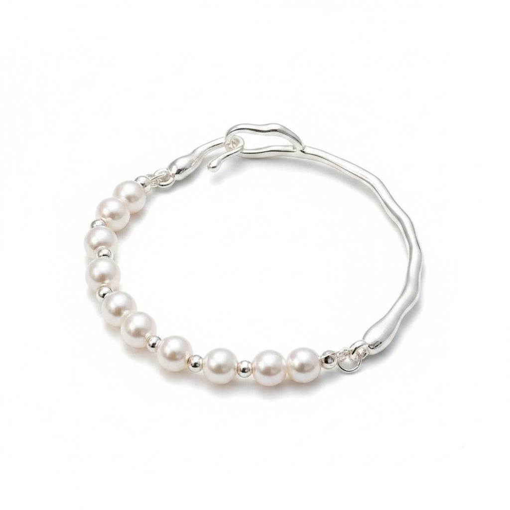 Pulsera Perla Plata 925 | Clásica