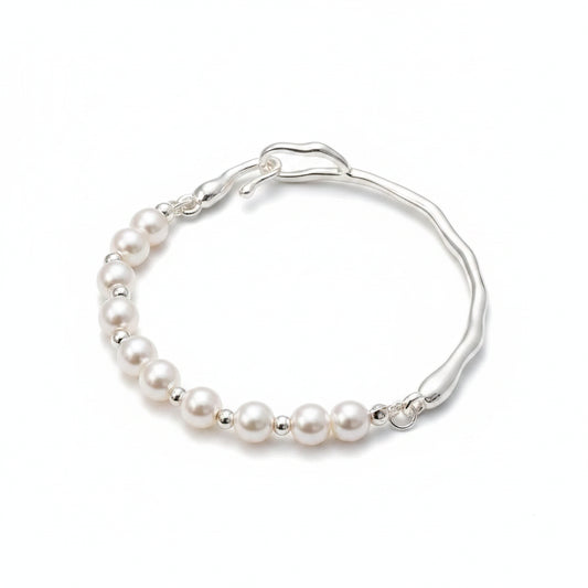 Pulsera Perla Plata 925 | Clásica
